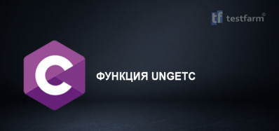 C. Функция ungetc C. Функция ungetc