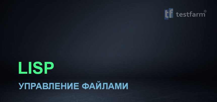 Тесты онлайн - LISP. Управление файлами